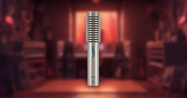 An image of a Royer R-121 ribbon microphone.