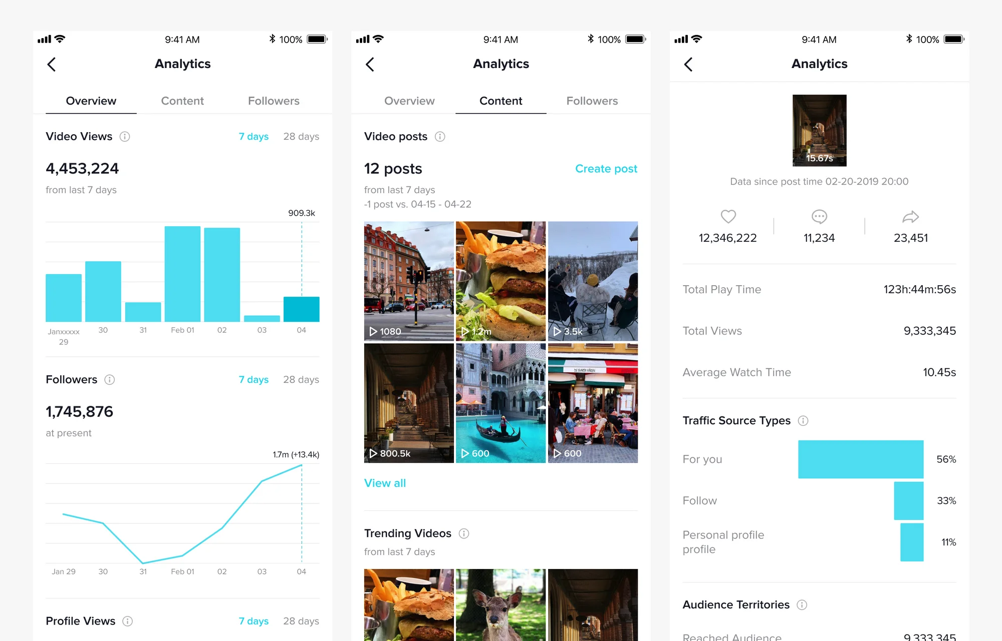 TikTok analytics which affect TikTok earnings