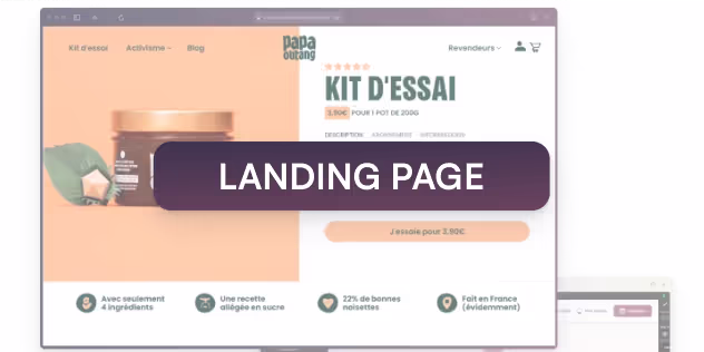 Image représentant la création de landing page de conversion sur Webflow