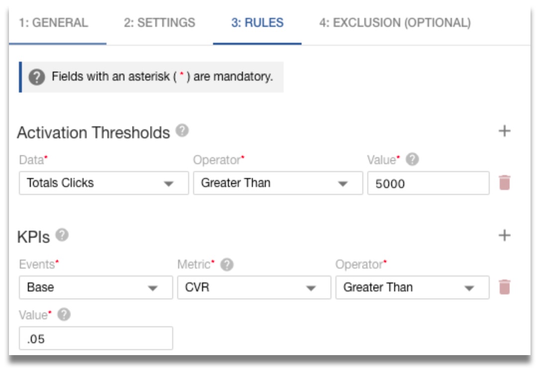 Rules in Everflow's SmartSwitch