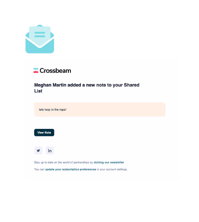 Crossbeam Email message looping