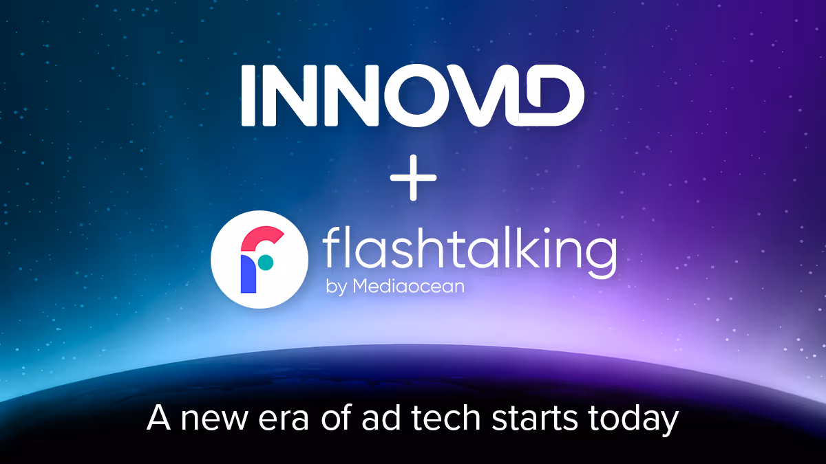 Image showcasing that Innovid and Flashtalking have merged 